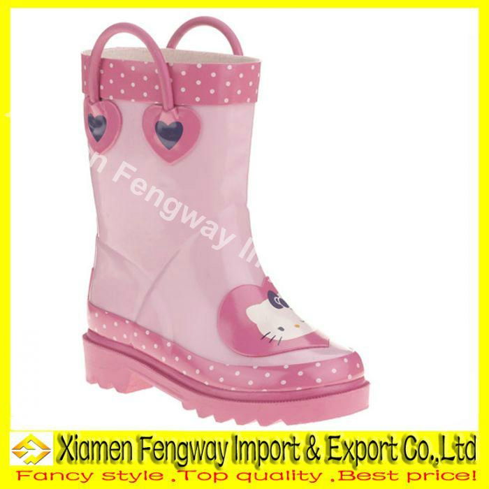 Fancy Rubber Rain Boots for Ladies  2