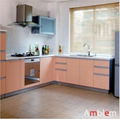 L Shape Melamine Kitchen Cabinet 1