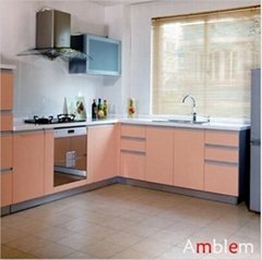 L Shape Melamine Kitchen Cabinet