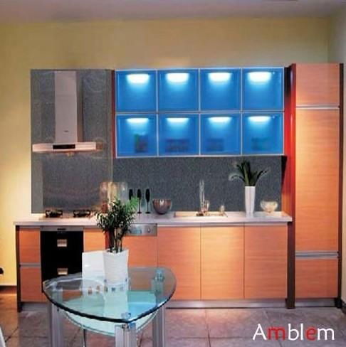 L Shape Melamine Kitchen Cabinet 2