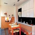 L Shape Melamine Kitchen Cabinet 3
