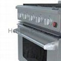  30 Inches Gas Oven with Electric Ceramic Furnaces  4