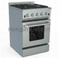 24 Inches Gas Oven with Electric Ceramic Furnaces 2
