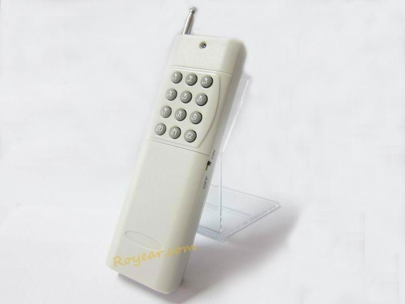 Three Kilometers High Power Remote Control with12 Keys PT012