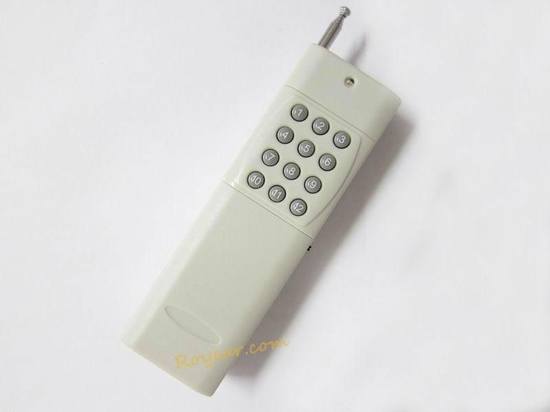 Three Kilometers High Power Remote Control with12 Keys PT012 2