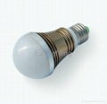 LED bulb 5W 6W E27 3