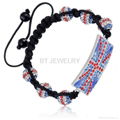 Union Jack Shamballa Braclet 2012 Trend 5