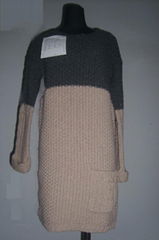 long  fashion ladies' sweater 