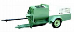 JP60R-W diesel engine mortar plastering machine