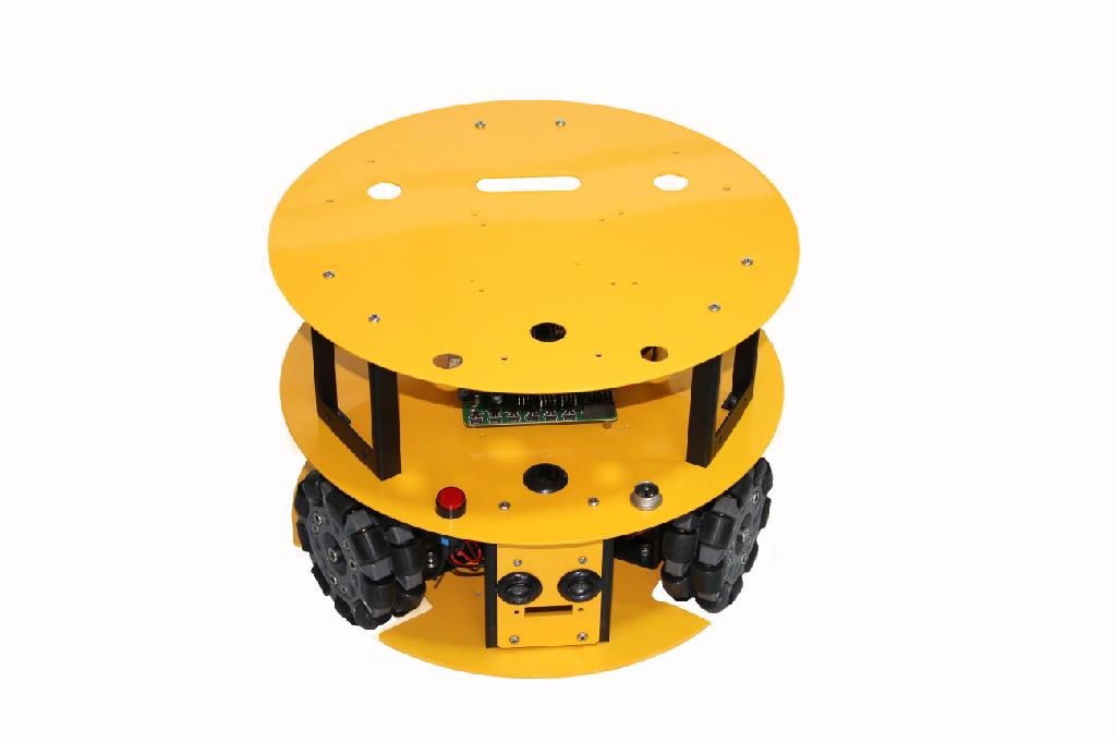 3WD 100MM OMNI WHEEL MOBILE ROBOT KIT 