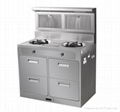 Integral environmental-protection cooker,burners gas stove