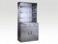 C-6 Stainless Steel Medicine Cabinet with Drawers