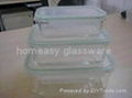 pyrex glass food container/glass