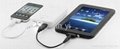 P1000 5000mAh Double USB Power Bank for iPad/iPhone - Black  2