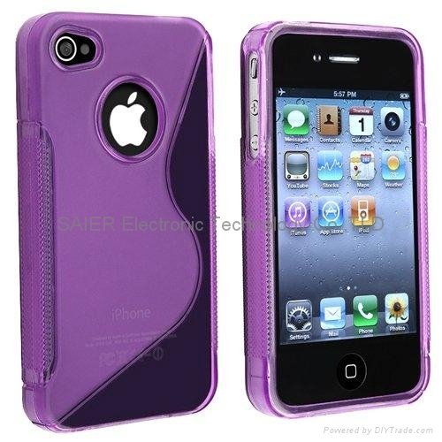 Mobile phone protective cover for apple iphone 4 case 2