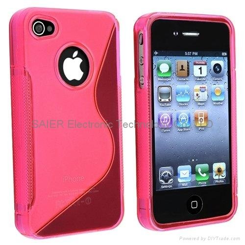 Mobile phone protective cover for apple iphone 4 case 3