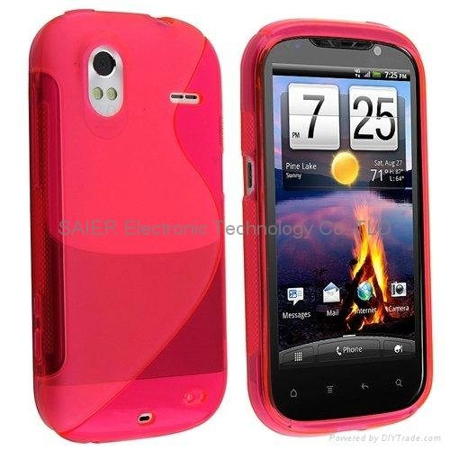For HTC Amaze 4G Good quality tpu gel soft case 4