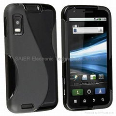 Soft TPU Gel Case for Motorola Atrix 4G MB860,For moto atrix 4G MB860 clear soft