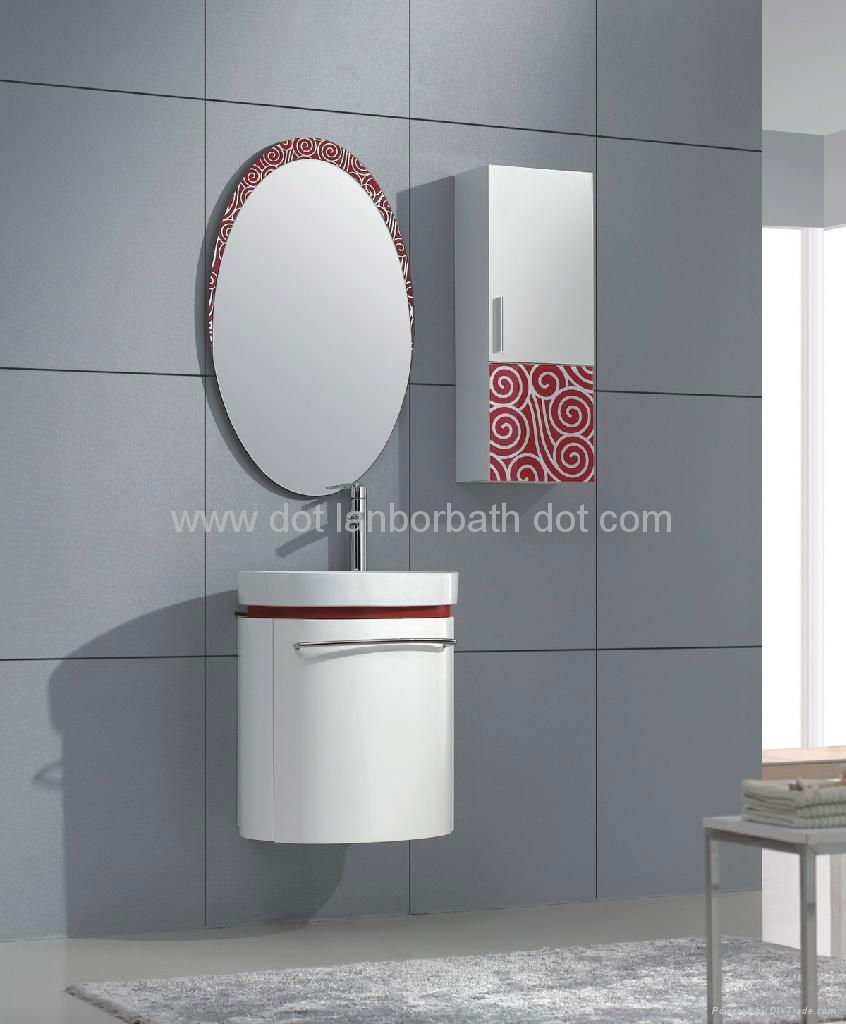 modern wooden bathroom mirror cabinet 3