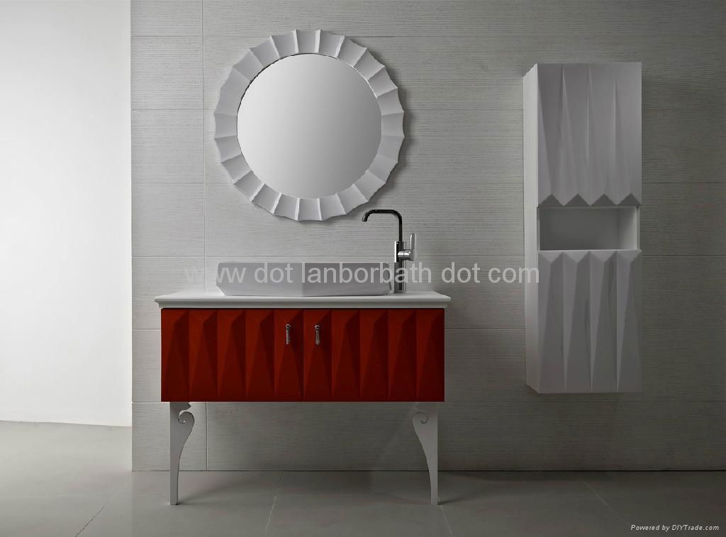 Artificial stone bathroom furniture vanity cabinet