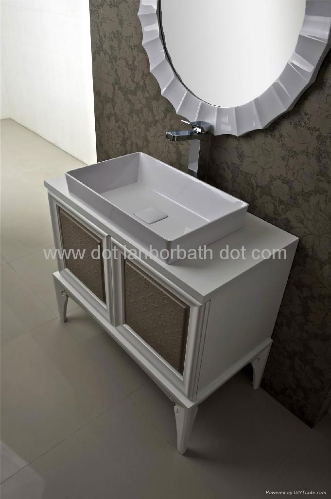 Artificial stone bathroom furniture vanity cabinet 2