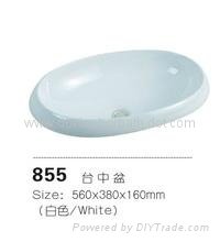 bathroom cabinet ceramic wash basin 5