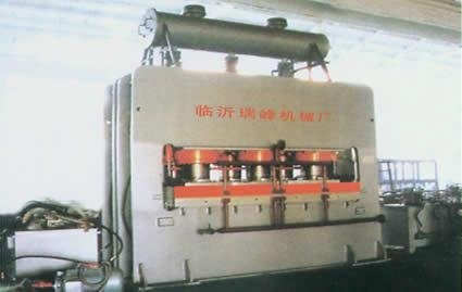 rapid facing veneer hot press machine