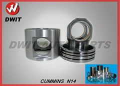 Cummins N14 engine piston