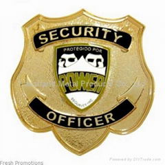 Custom officer badge