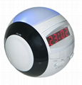 AM/FM LED Alarm Clock Radio With Night