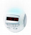 AM/FM LED Alarm Clock Radio With Night Light 2