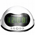 AM/FM LED Alarm Clock Radio With Night