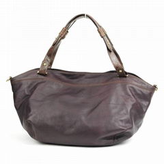 Female leather handbag