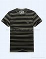 Men's striped Polo T shirt  2