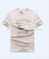 Round collar 100% good cotton T shirt 2