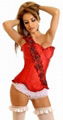 Overbust Corsets Floral Strap Underwire Corset,Corset & Pettiskirt,Corset Top