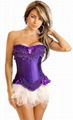 Burlesque Purple Corset & Pettiskirt