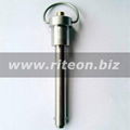 Ring handle quick release ball lock pin