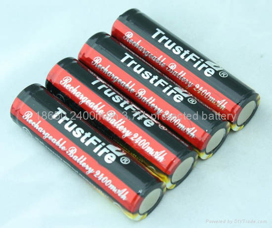 Trustfire 18650 Battery 2400 mAh Rechargeable Battery 2