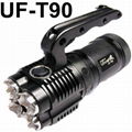 UltraFire UF-T90 4xCREE XM-L U2 4x18650 2000Lumens Brightness Flashlight 1