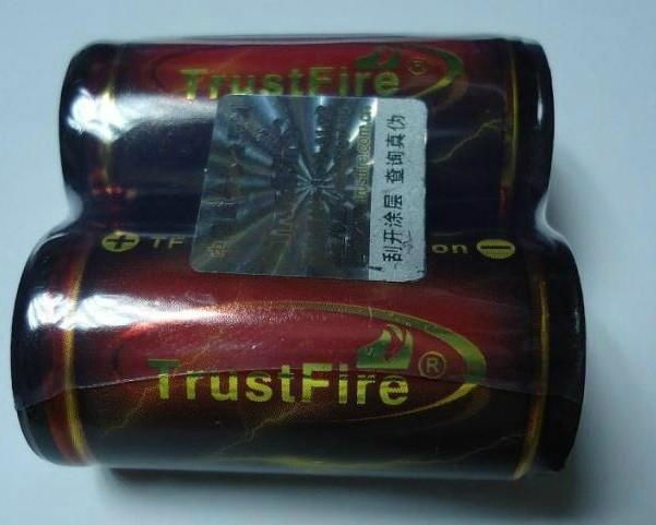 TrustFire 18350 3.7V 1200mAh protected rechargeable battery 2