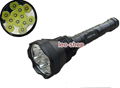 Ultrafire 12T6 12xCree XM-L LED  5-Model LED Flashlight with Extension Tube 