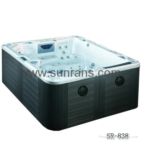 Popular model Outdoor bathtub jacuzzi SR838 3