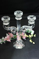 crystal candle holder