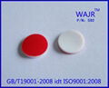 red PTFE white Silicone septa