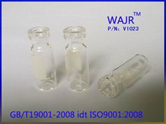 2ml clear snap vial with patch