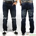 Men's 100%Cotton Good Washed Authentic Designer Jeans