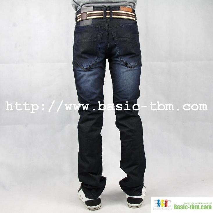 Hot Sale Men's High Class Blue Fashion Denim Jeans 3