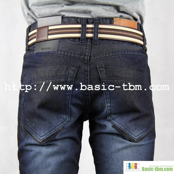 Hot Sale Men's High Class Blue Fashion Denim Jeans 5