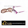 2012 Fashion plastic sun glasses 1